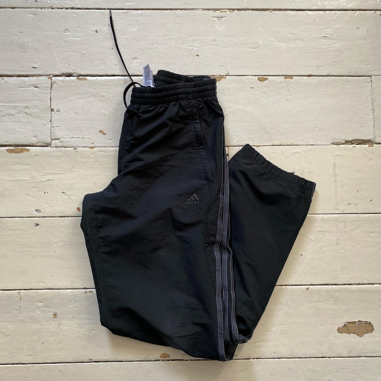 Adidas Black Shell Bottoms (Small)
