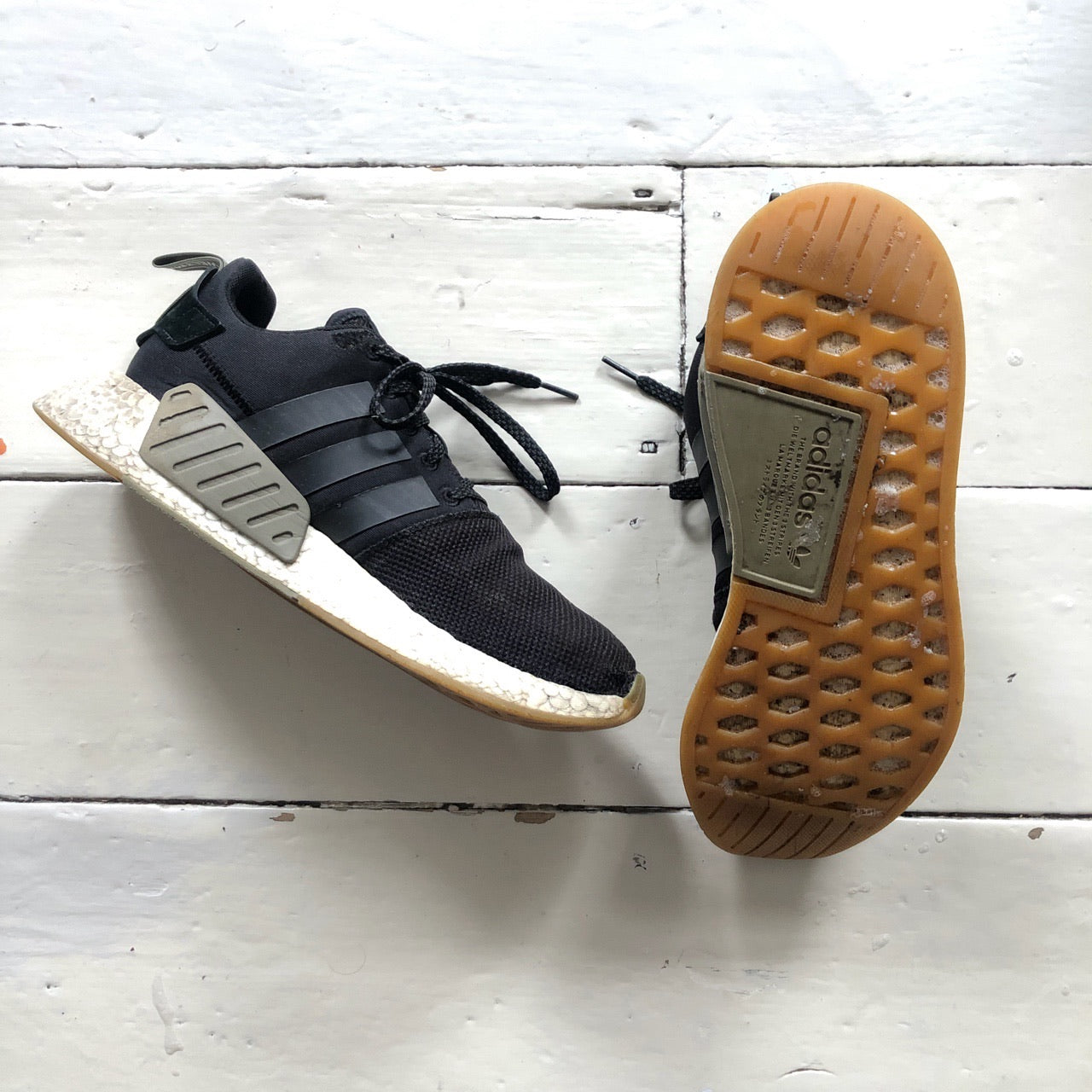 Adidas NMD Black and White (UK 8.5)