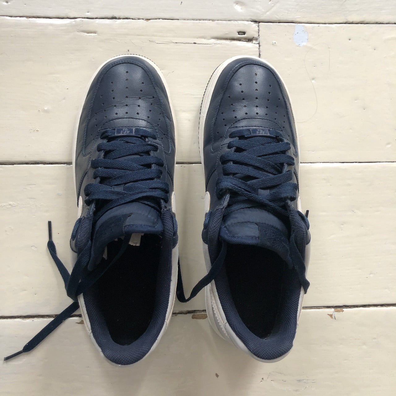 Nike Air Force 1 Navy & Grey (UK 8)