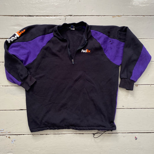 Fedex Quarter Zip Fleece (Large)