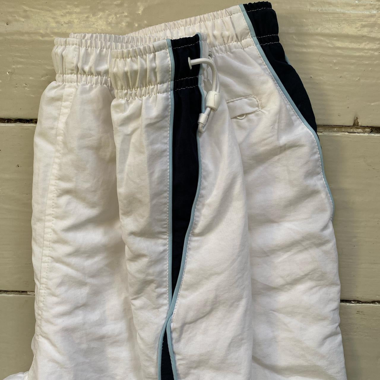 Nike Vintage White Navy Shell Bottoms