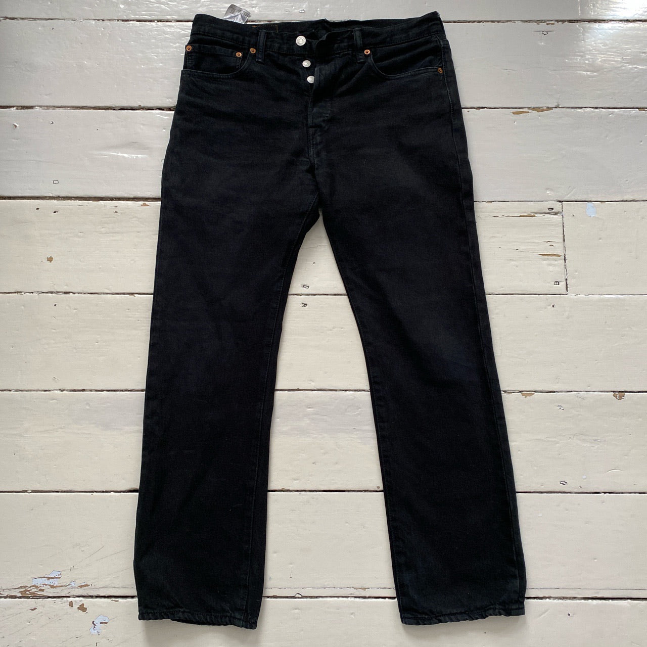 Levis 501 Black Jeans (31/30)