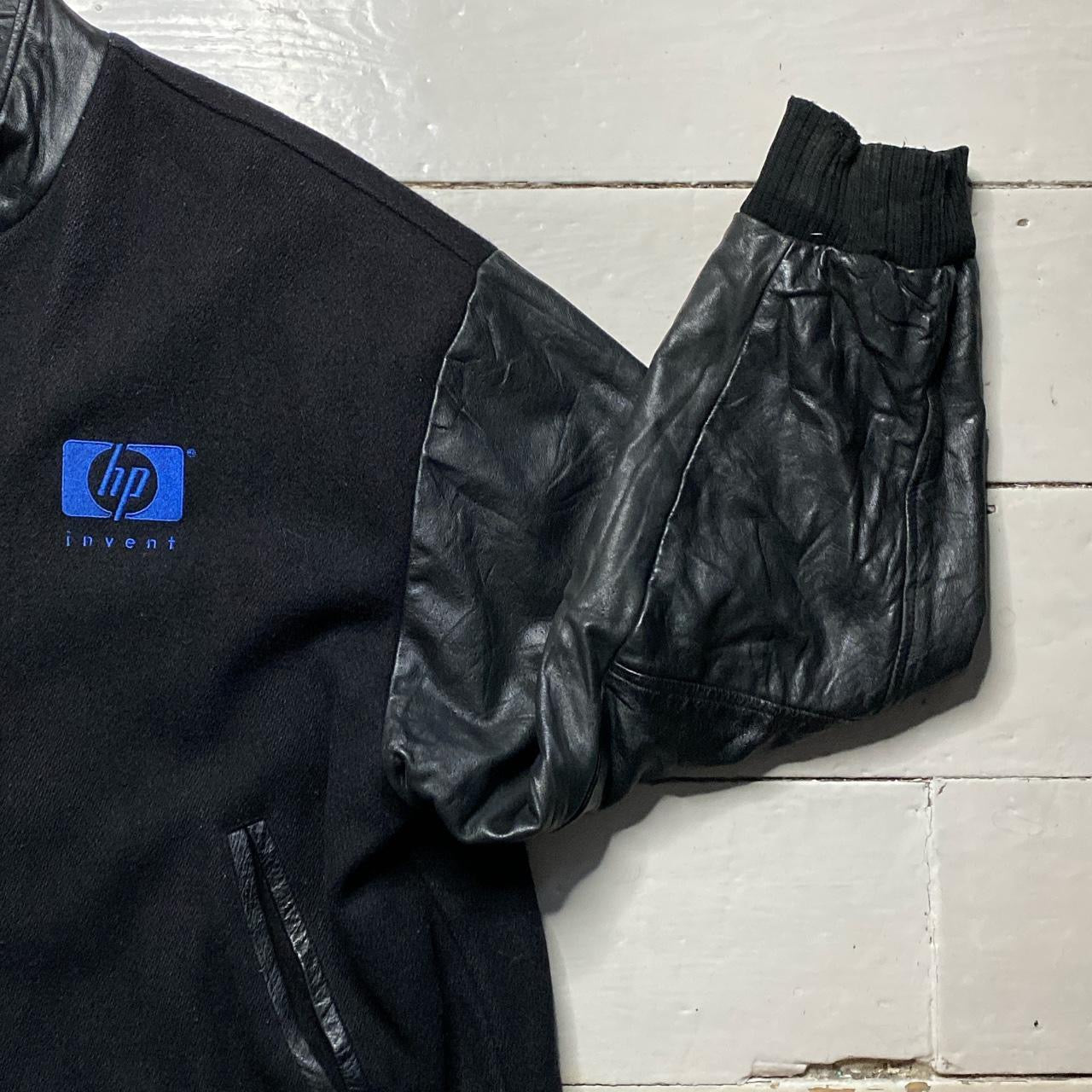 HP Computers Vintage Leather Jacket (Large)