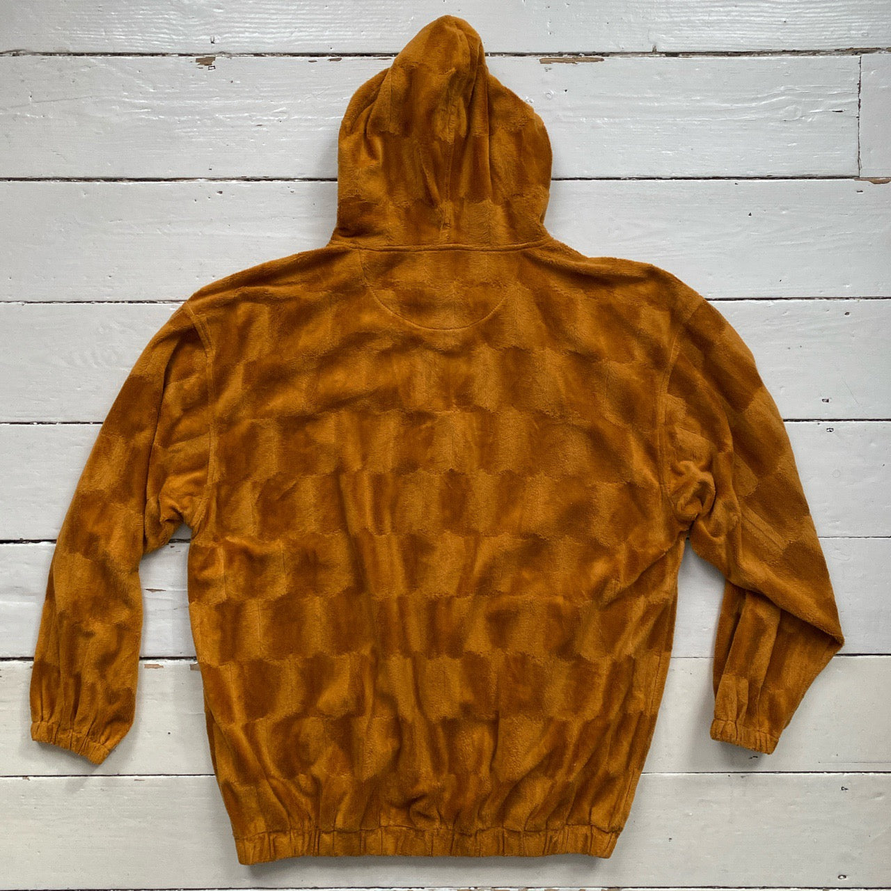 Brown Checked Vintage 90’s Fur Tracksuit (XXL both)