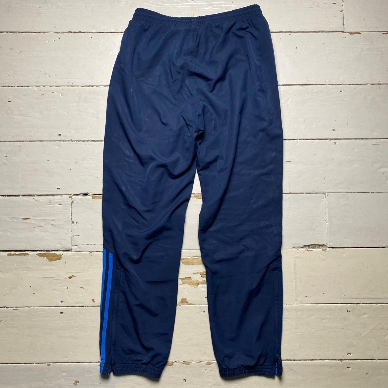 Adidas Baggy Navy Shell Bottoms (Large)