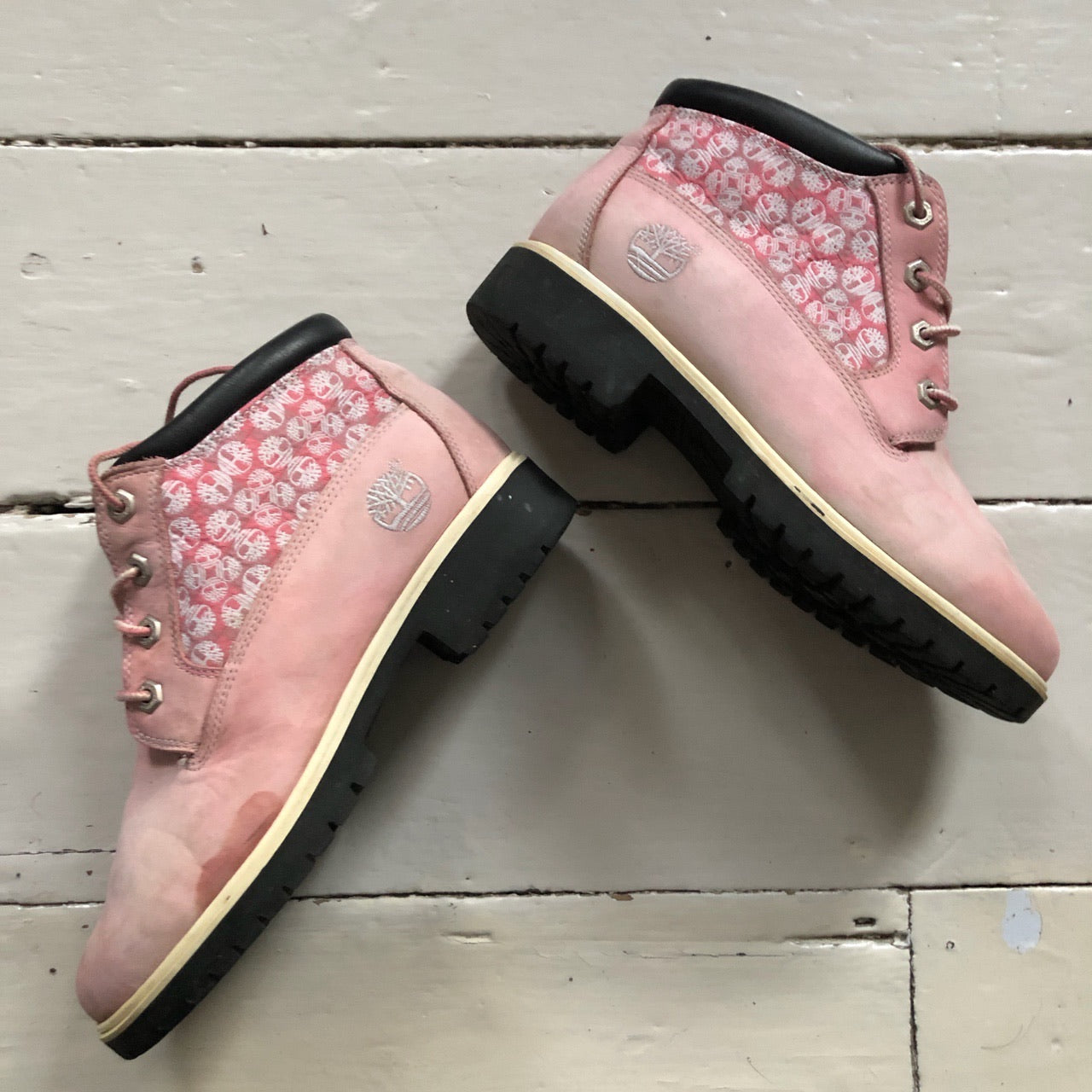 Timberland Pink Mid Boots (UK 6)