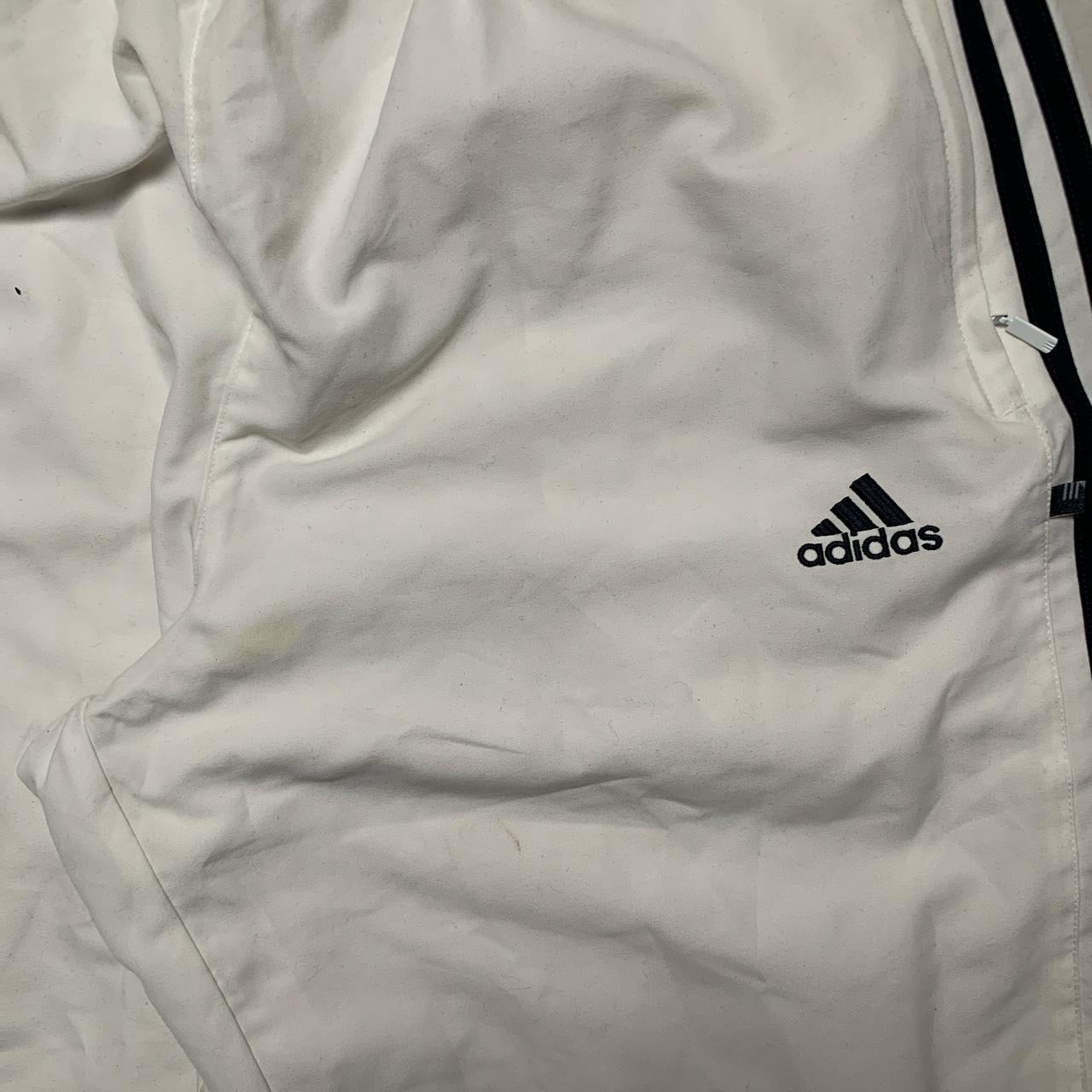 Adidas Baggy Shell Bottoms White (Medium)