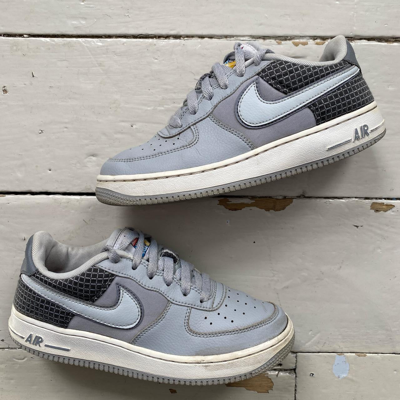 Nike Air Force 1 Grey and White (UK 5)