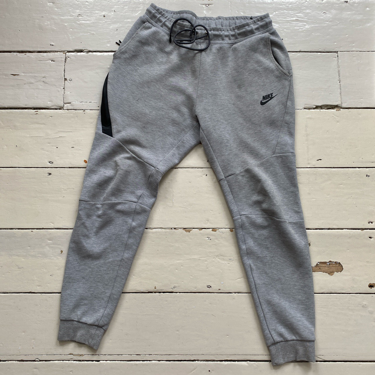 Nike Tech Fleece Grey Joggers (Small)