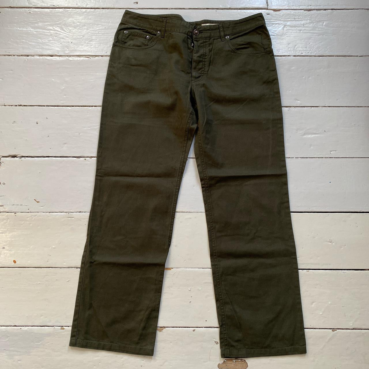 Balenciaga Olive Jeans (34W28L)
