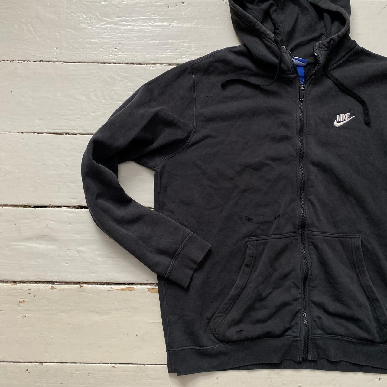 Nike Swoosh Black Hoodie (Large)