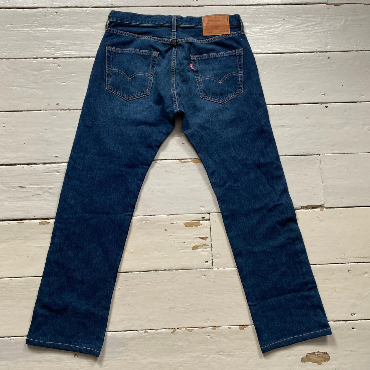 Levis 501 Navy Jeans (30/33)