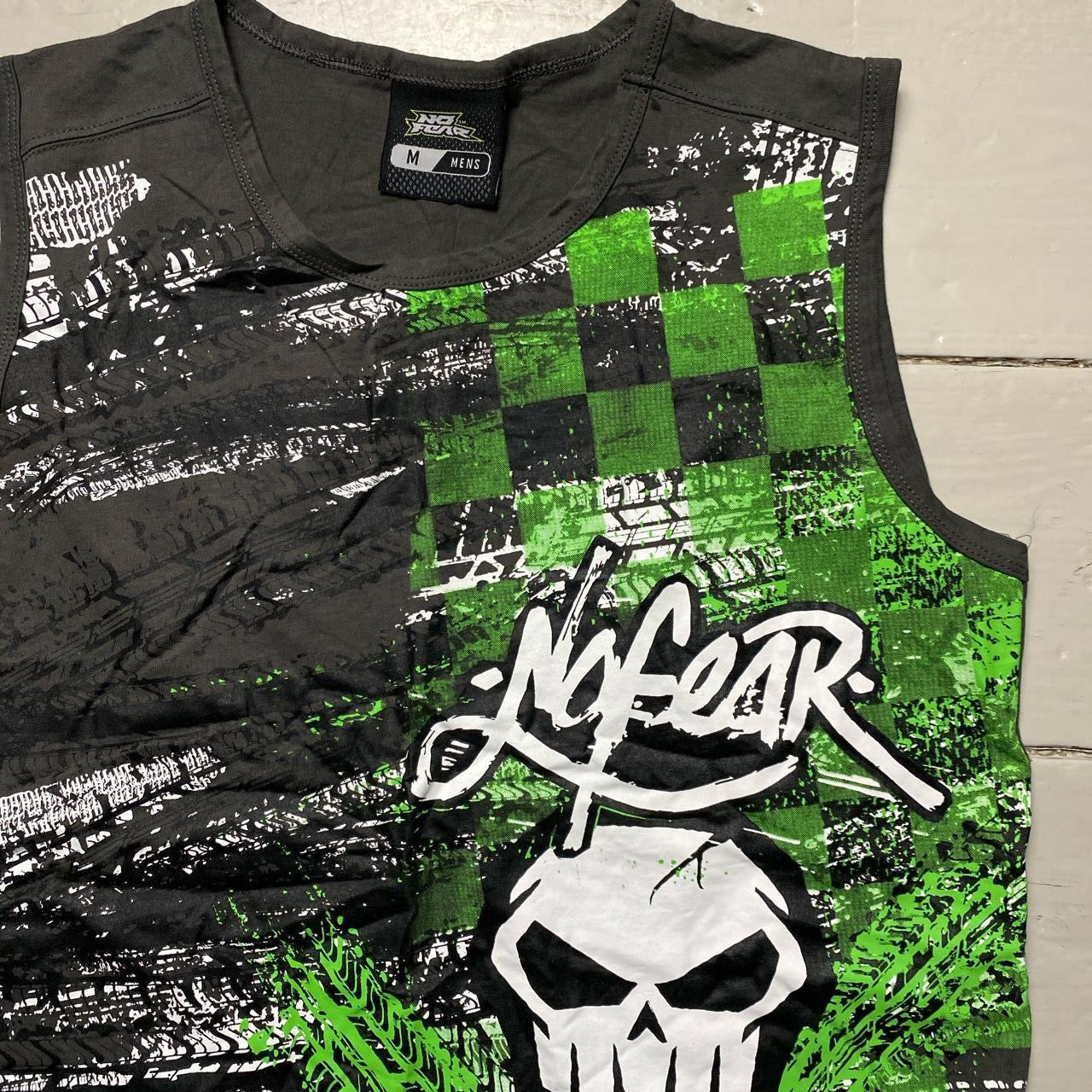 No Fear Vintage Skull Graffiti Vest (Medium)