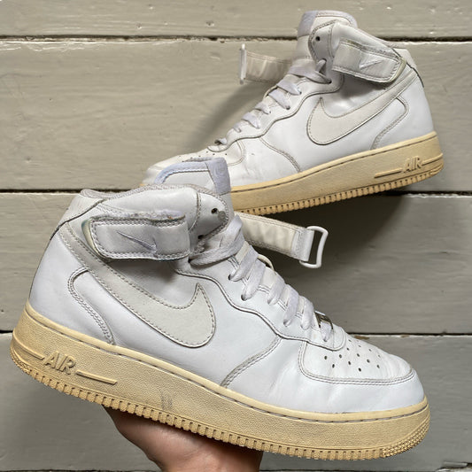 Nike Air Force 1 Mid White 2009 (UK 9)