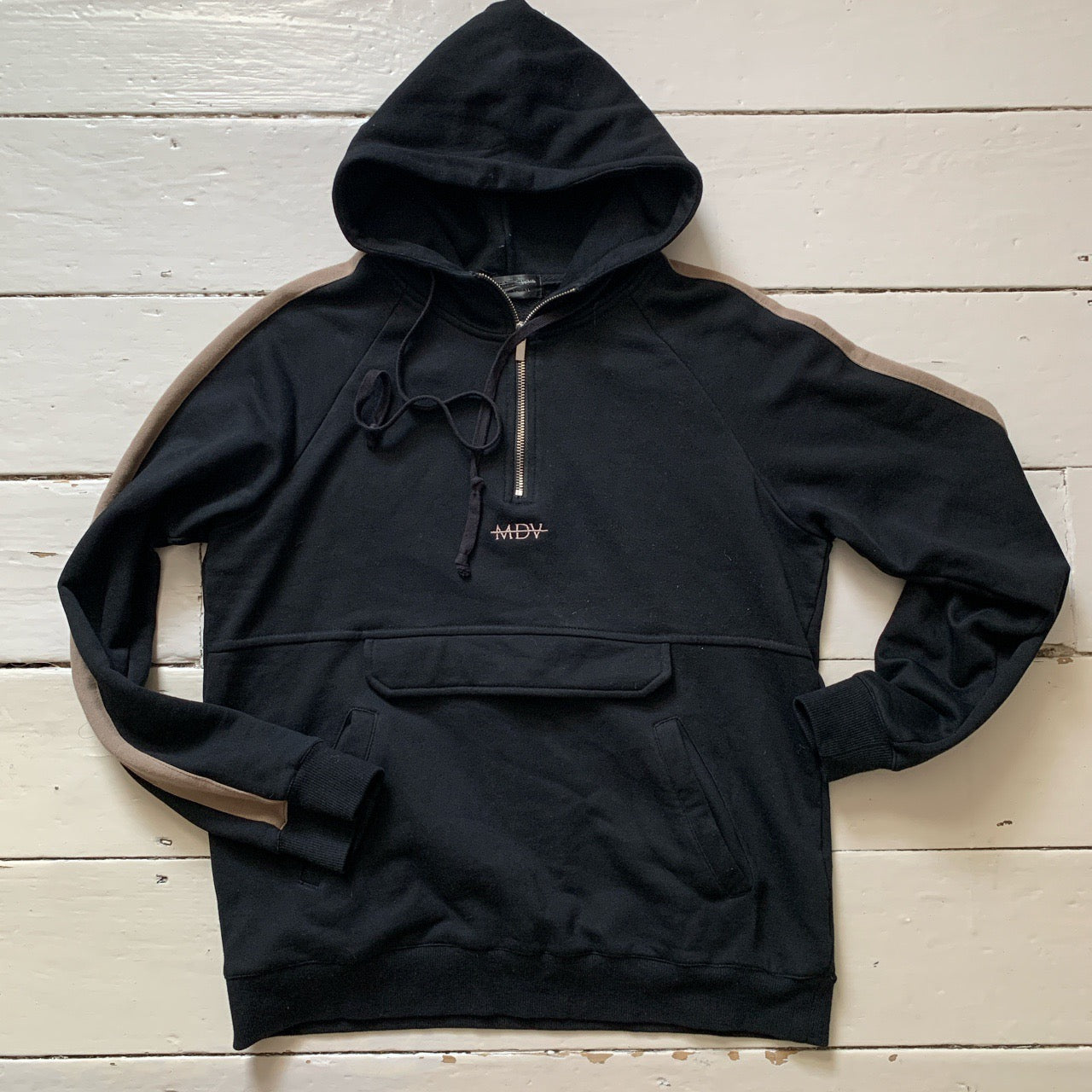 MDV Maniere De Voir Quarter Zip Hoodie (Medium)