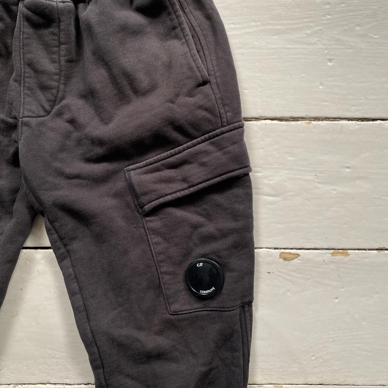 CP Company Black Cargo Joggers (Small)