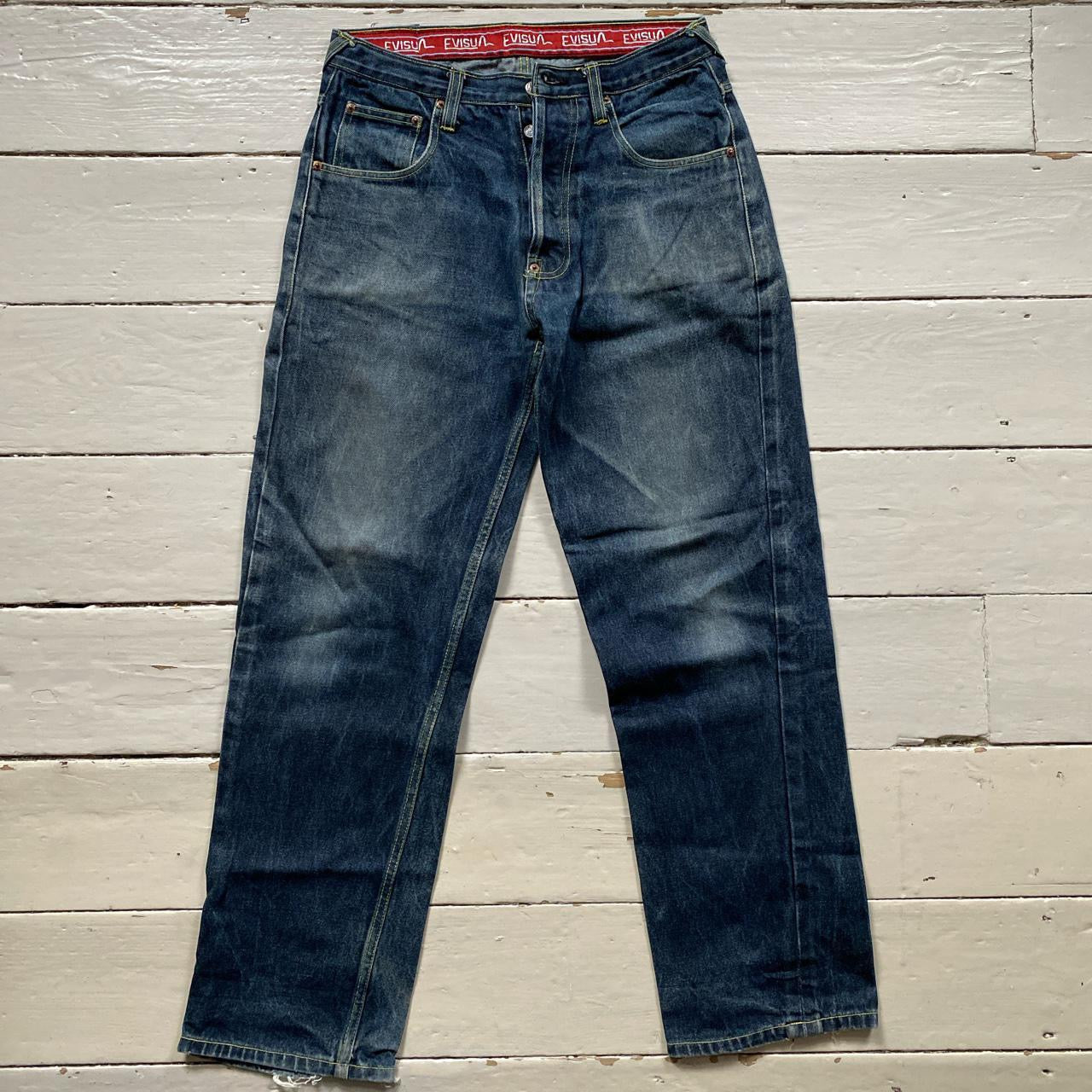 Evisu No2 Vintage Japanese Embroidered Jeans (32/32)