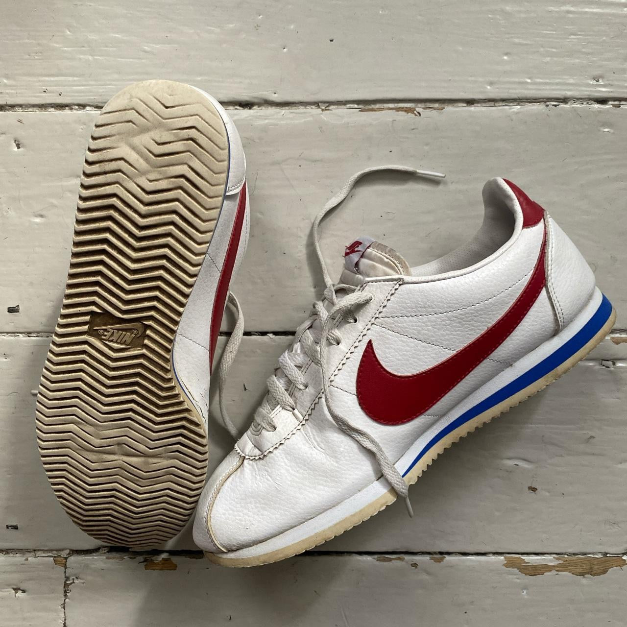 Nike Cortez OG White Red Blue (UK 10)
