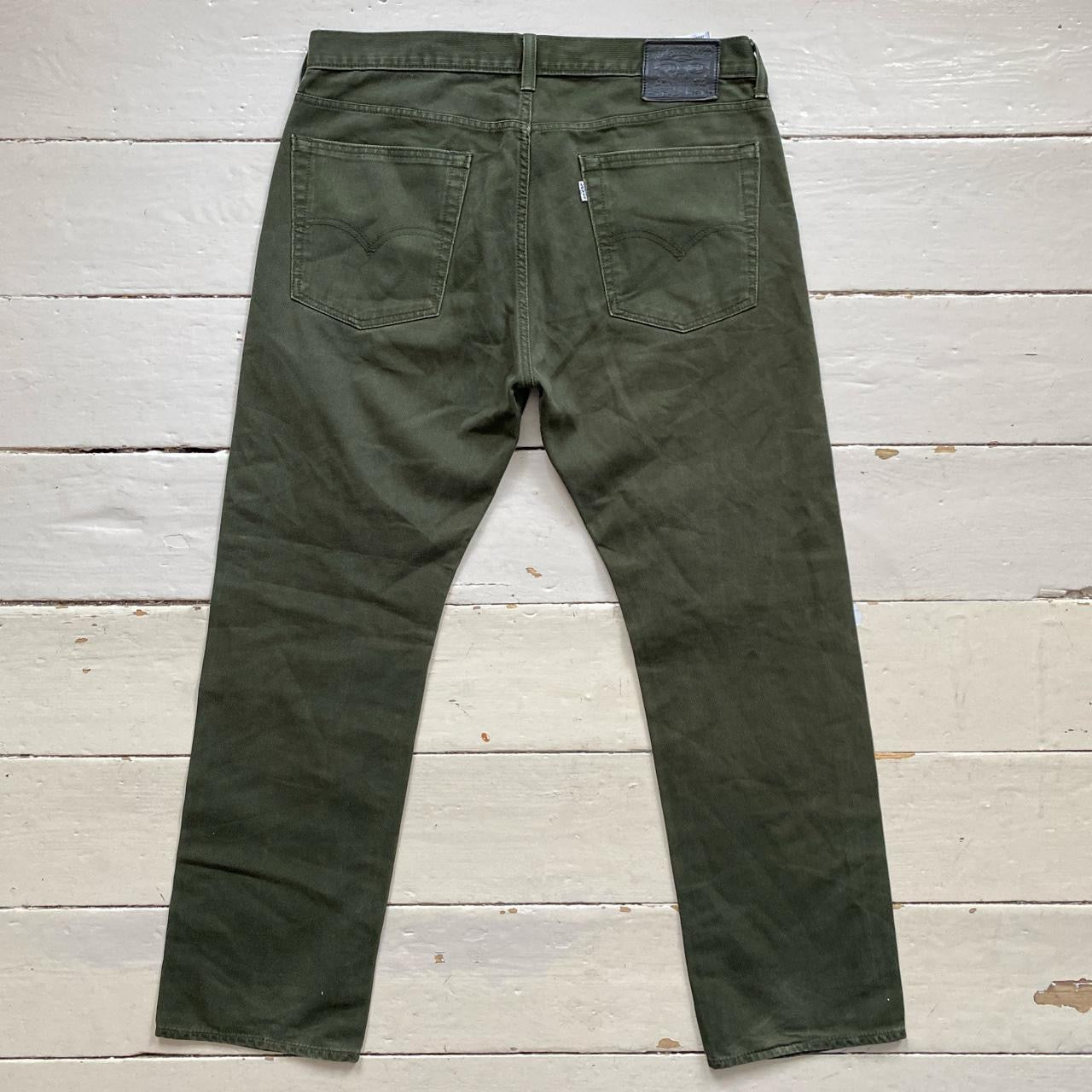 Levis 513 Corduroy Green Jeans (36/30)