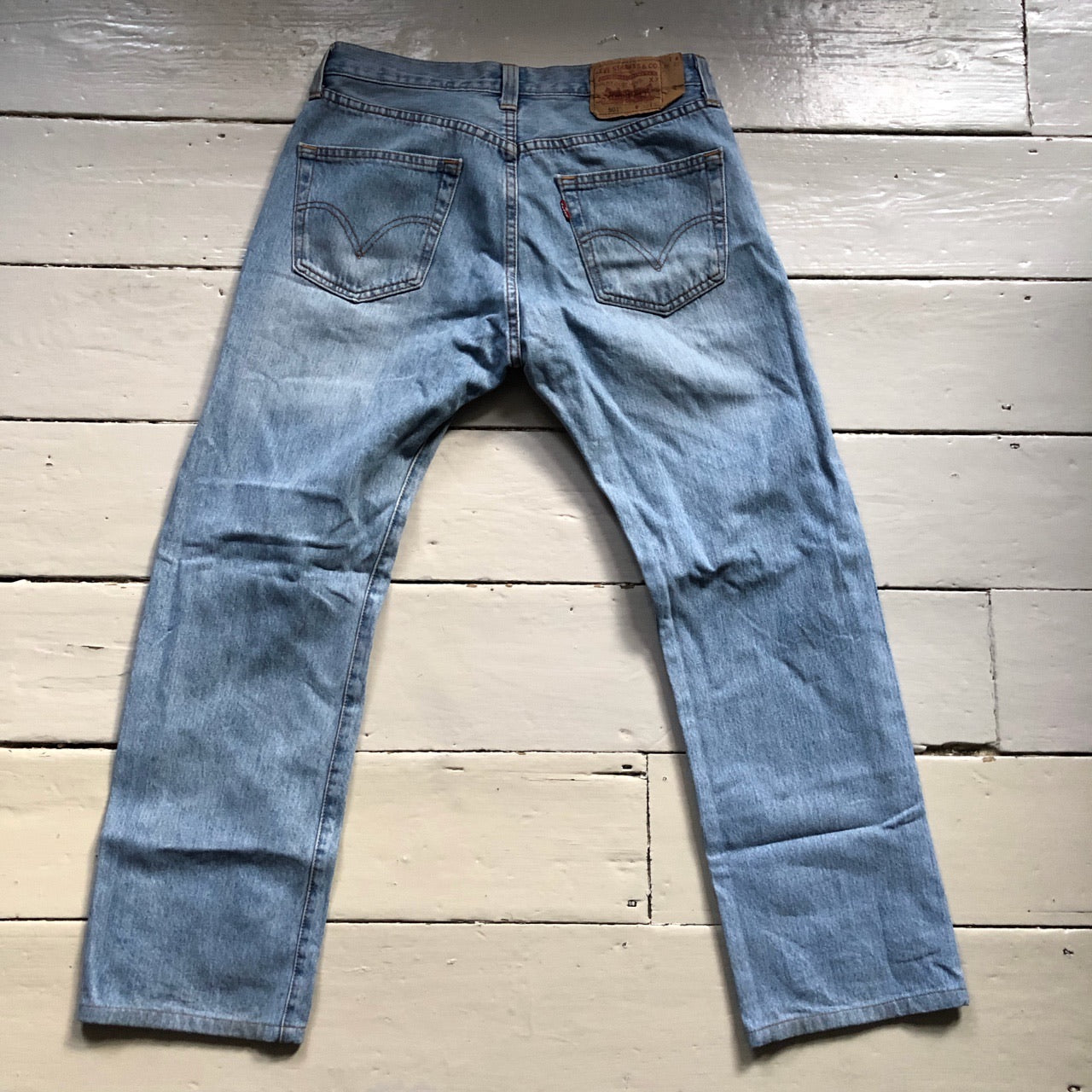 Levis 501 Light Wash Jeans (32/28)