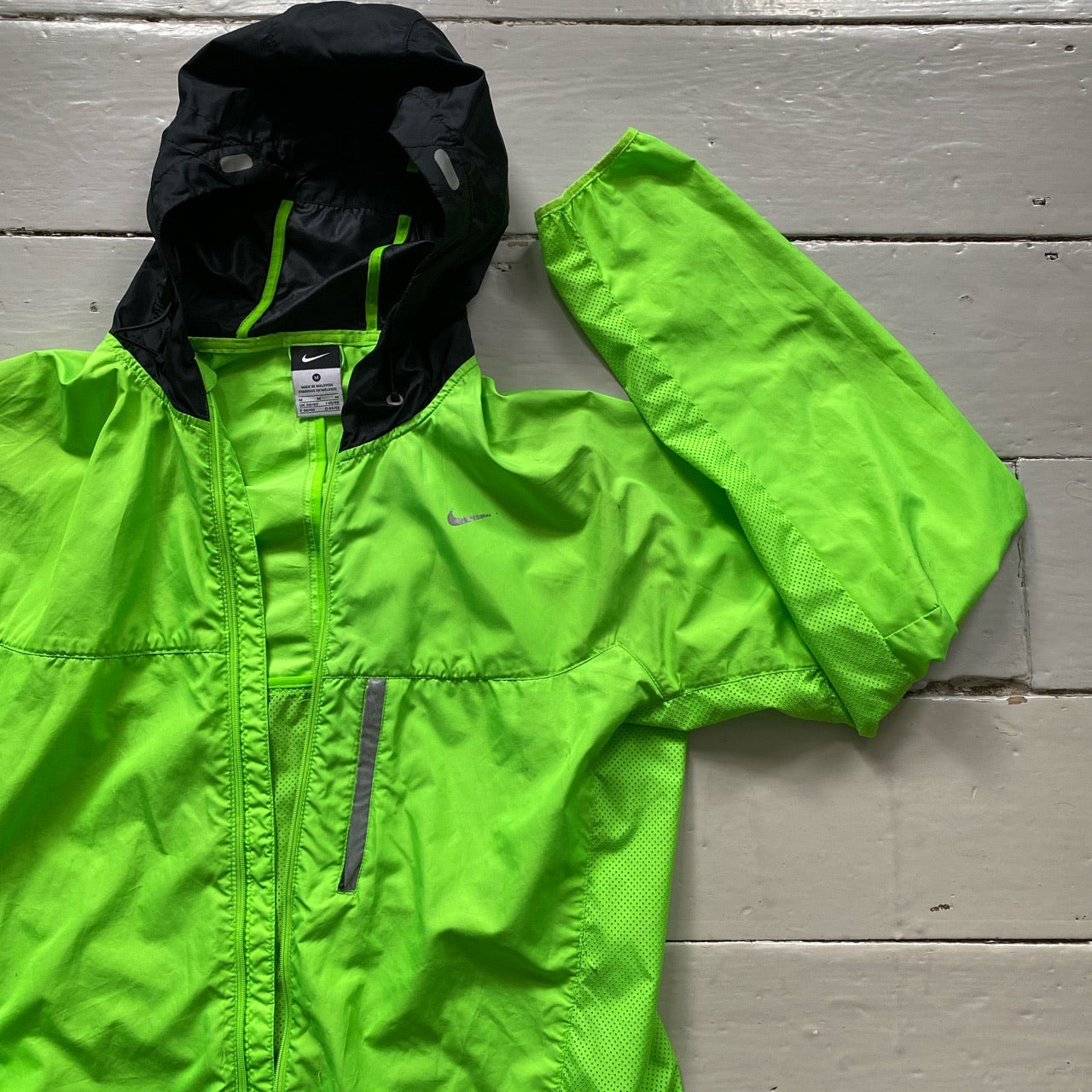 Nike Green Windbreaker Jacket (Medium)