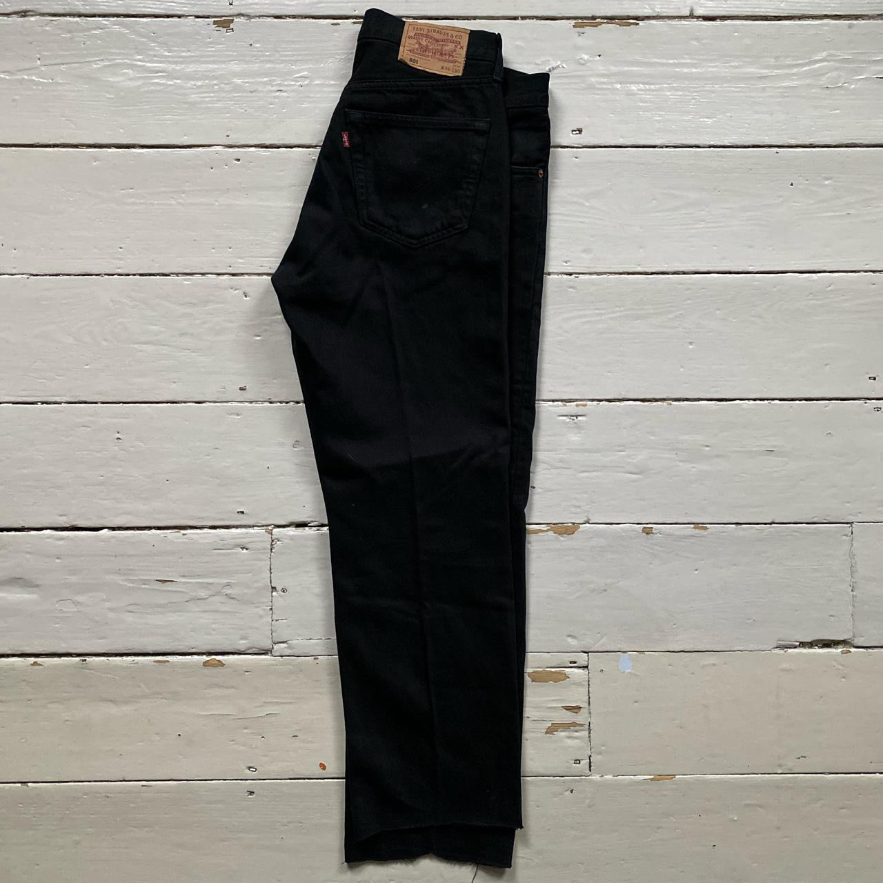 Levis 501 Black Jeans (34/30)