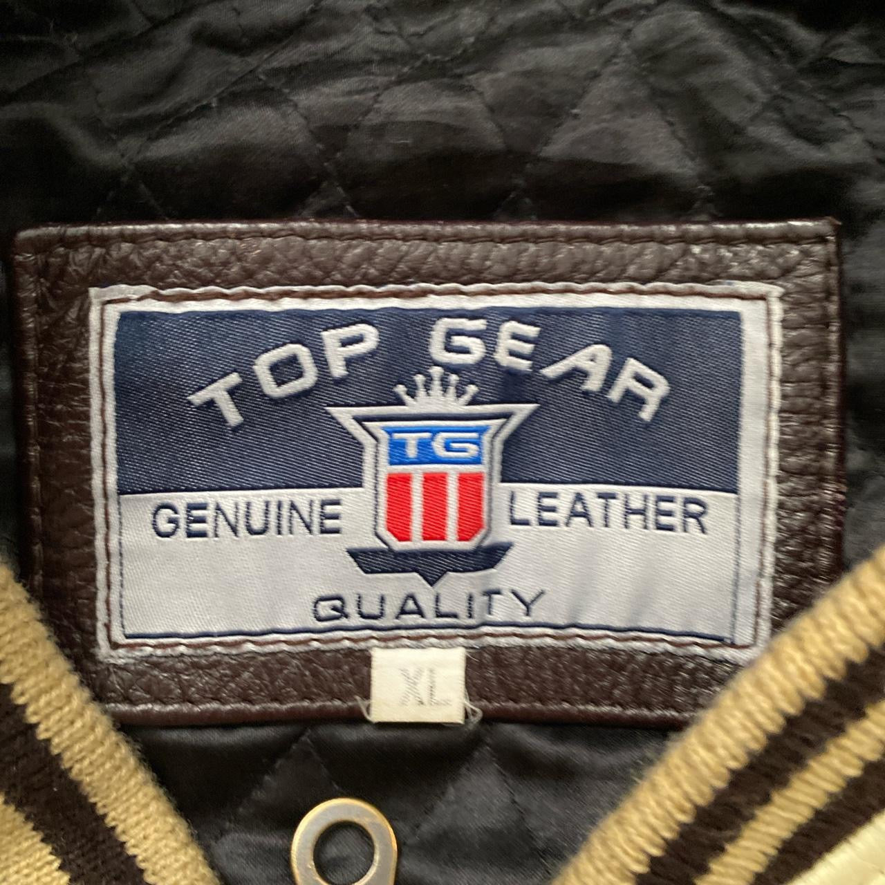 Dragon Top Gear Leather Vintage Jacket (XL)