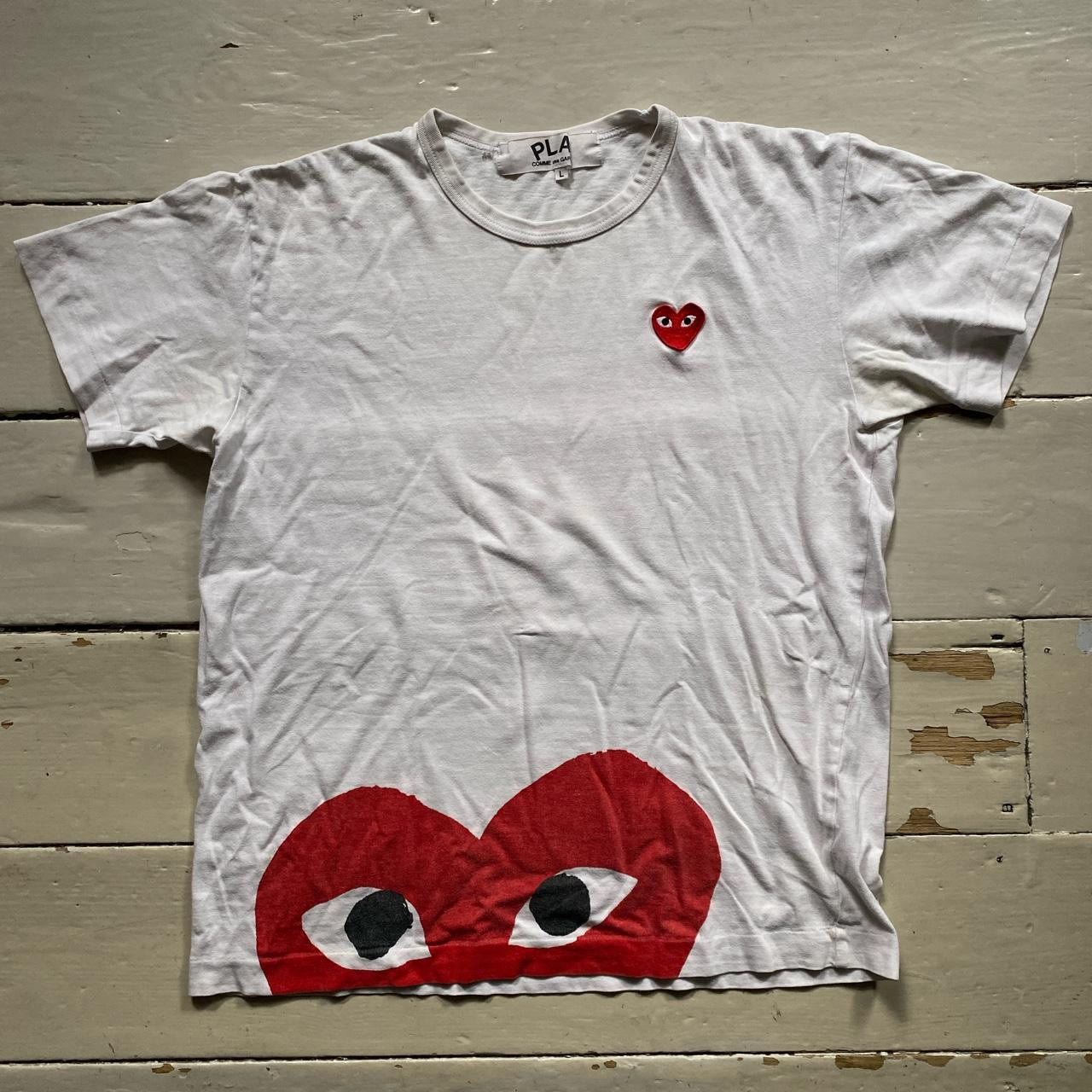 Comme Des Garcons Play T Shirt (Large)