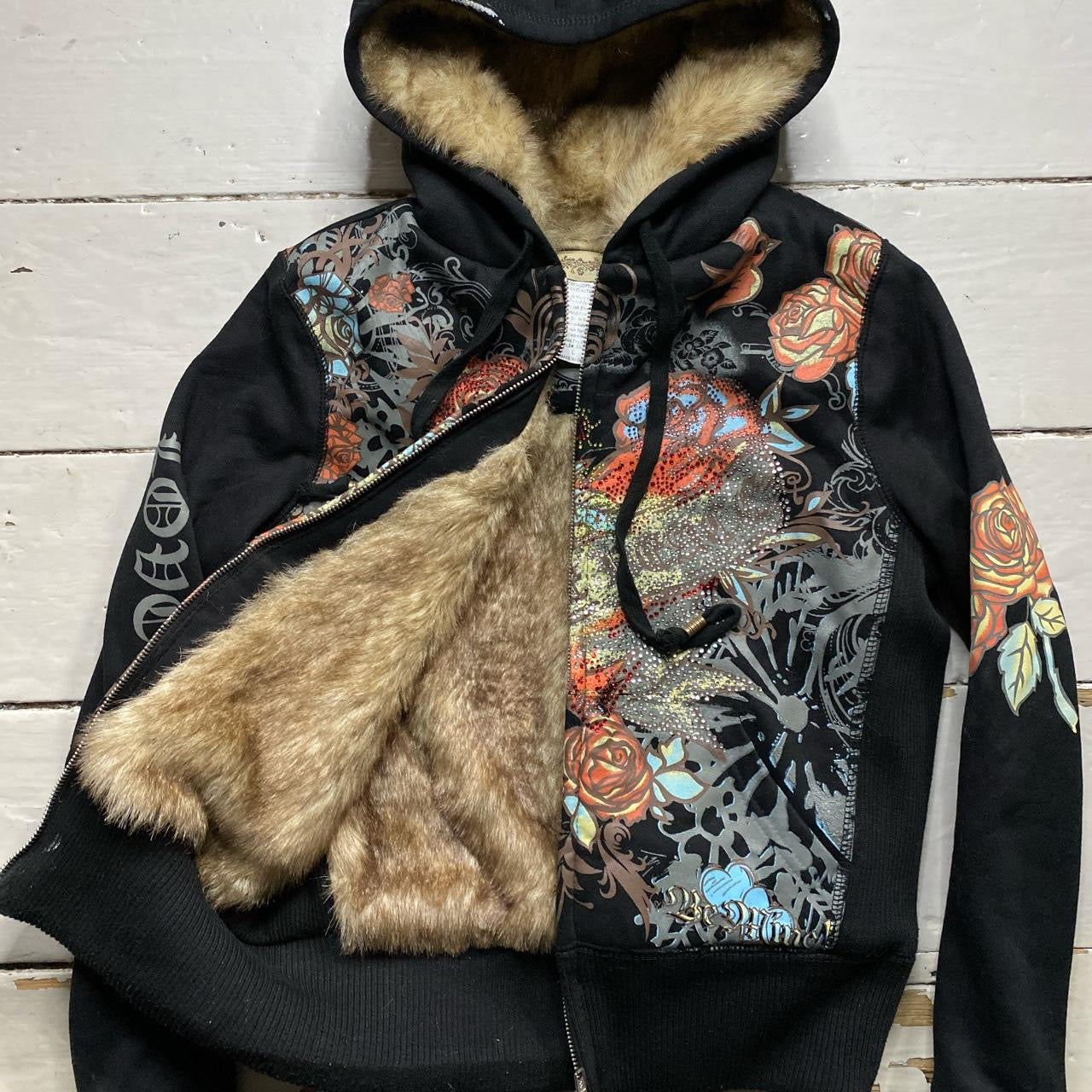 Sanjoy Fur Vintage Hoodie (Womens Small)