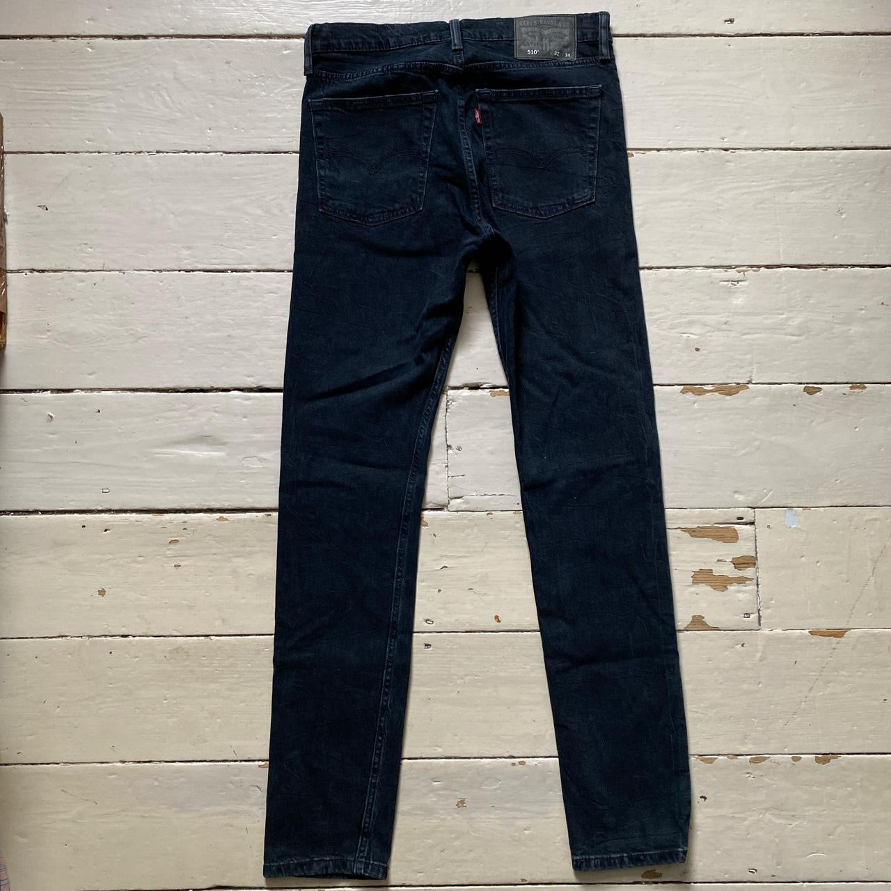 Levis 510 Navy Jeans (32/33)