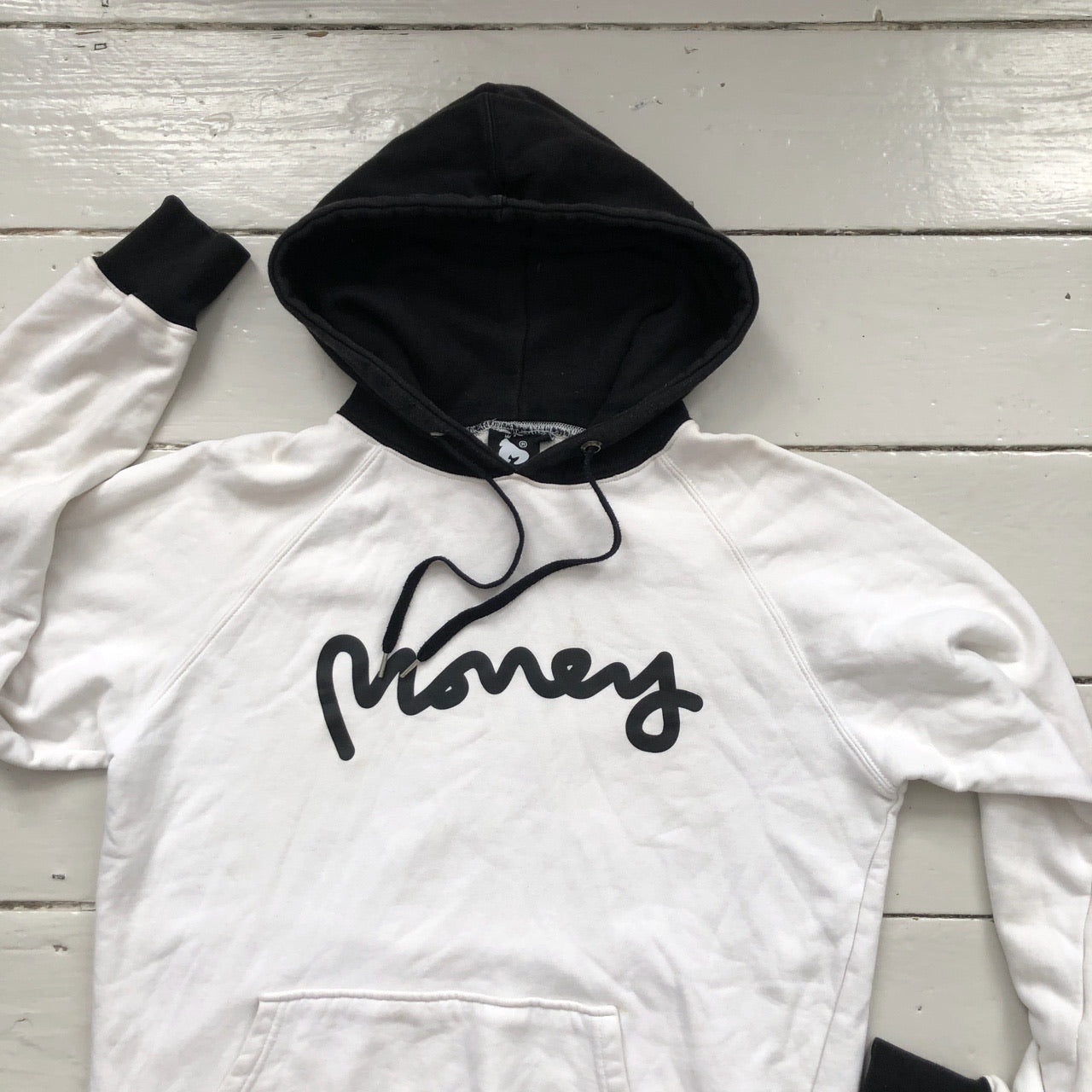 Money Black and White Hoodie (Medium)