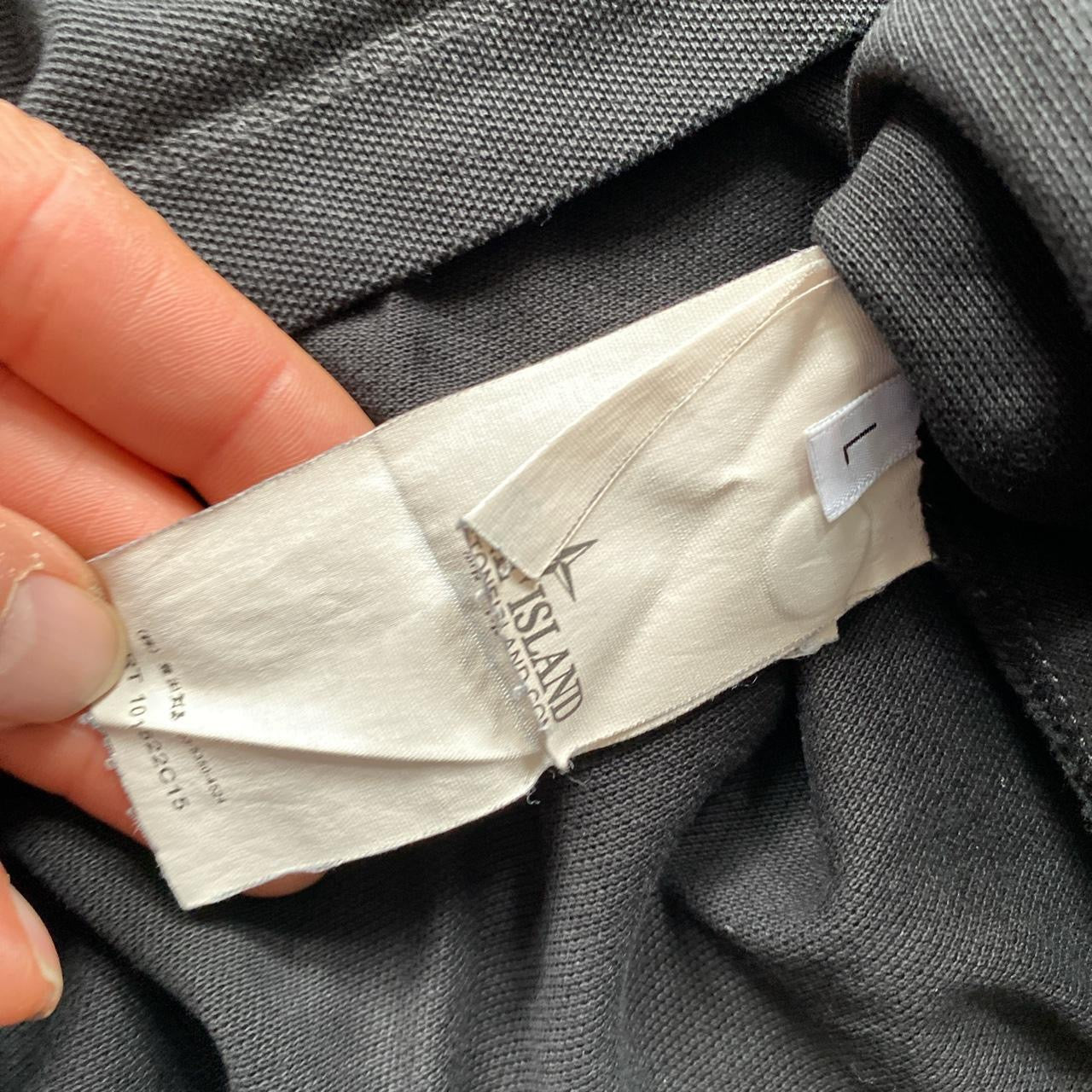 Stone Island Black Polo Shirt (Large)