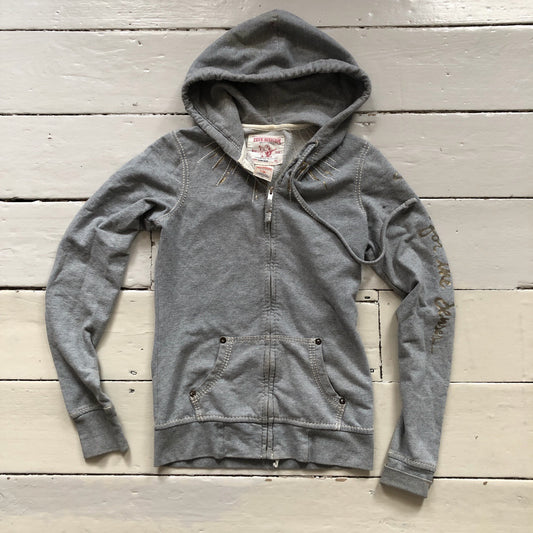 True Religion Womens Grey Hoodie (XS)