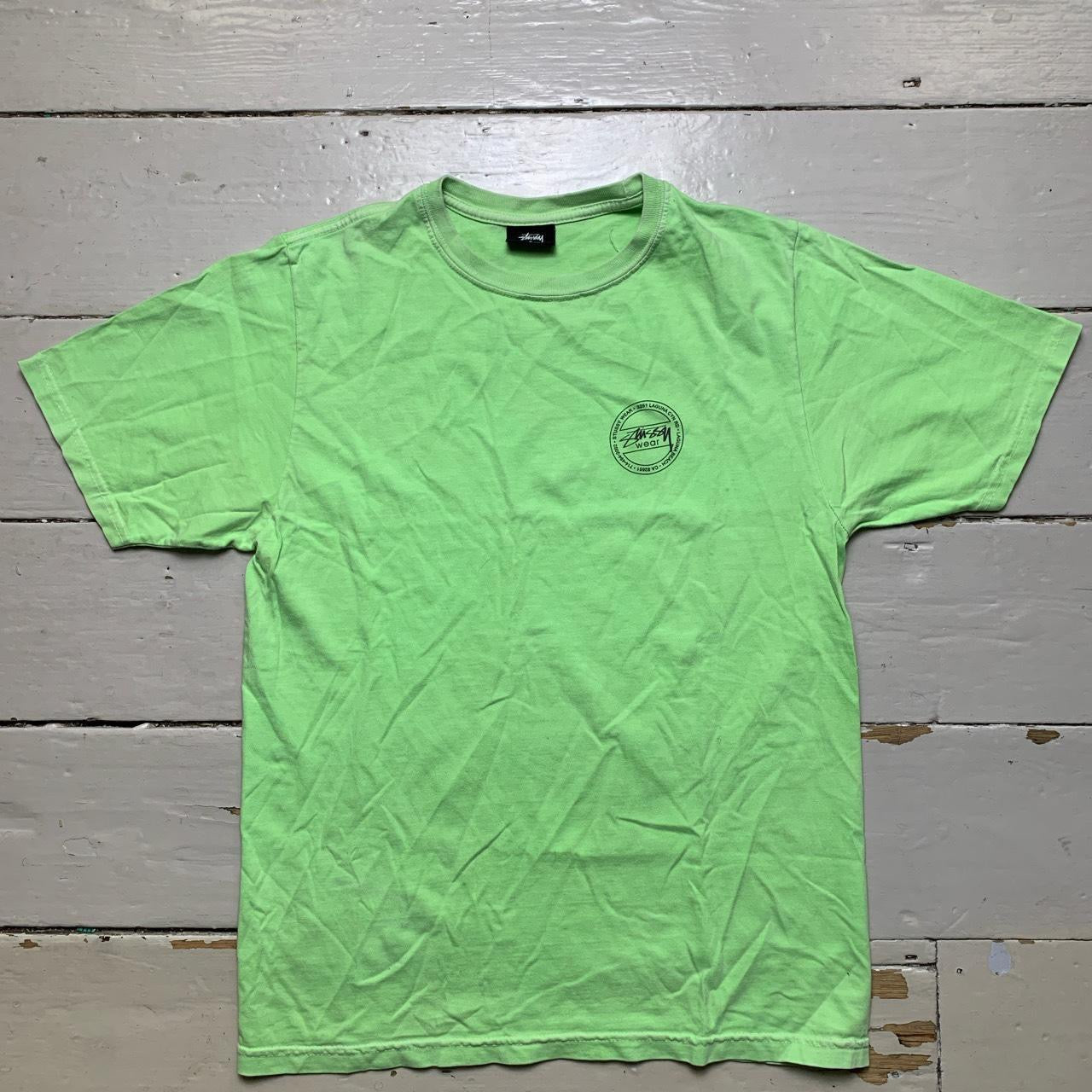 Stussy Wear Pastel Green T Shirt (Small)