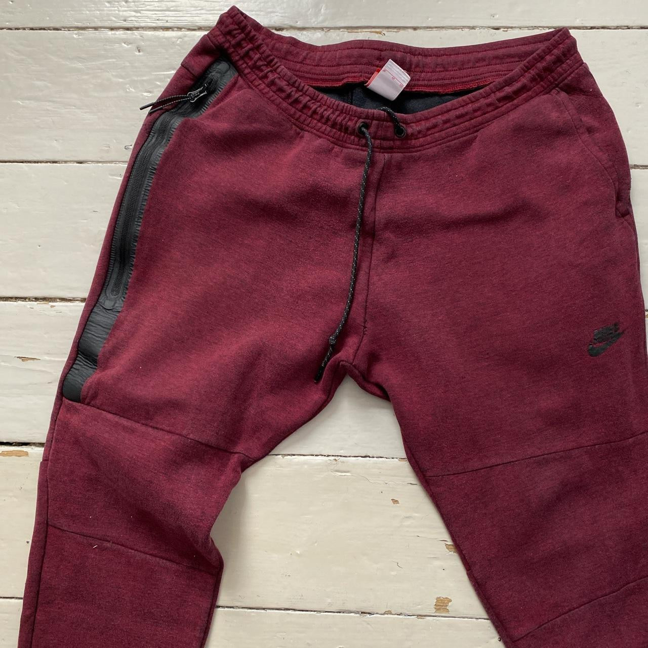 Nike Tech Fleece Burgundy Bottoms (XL)