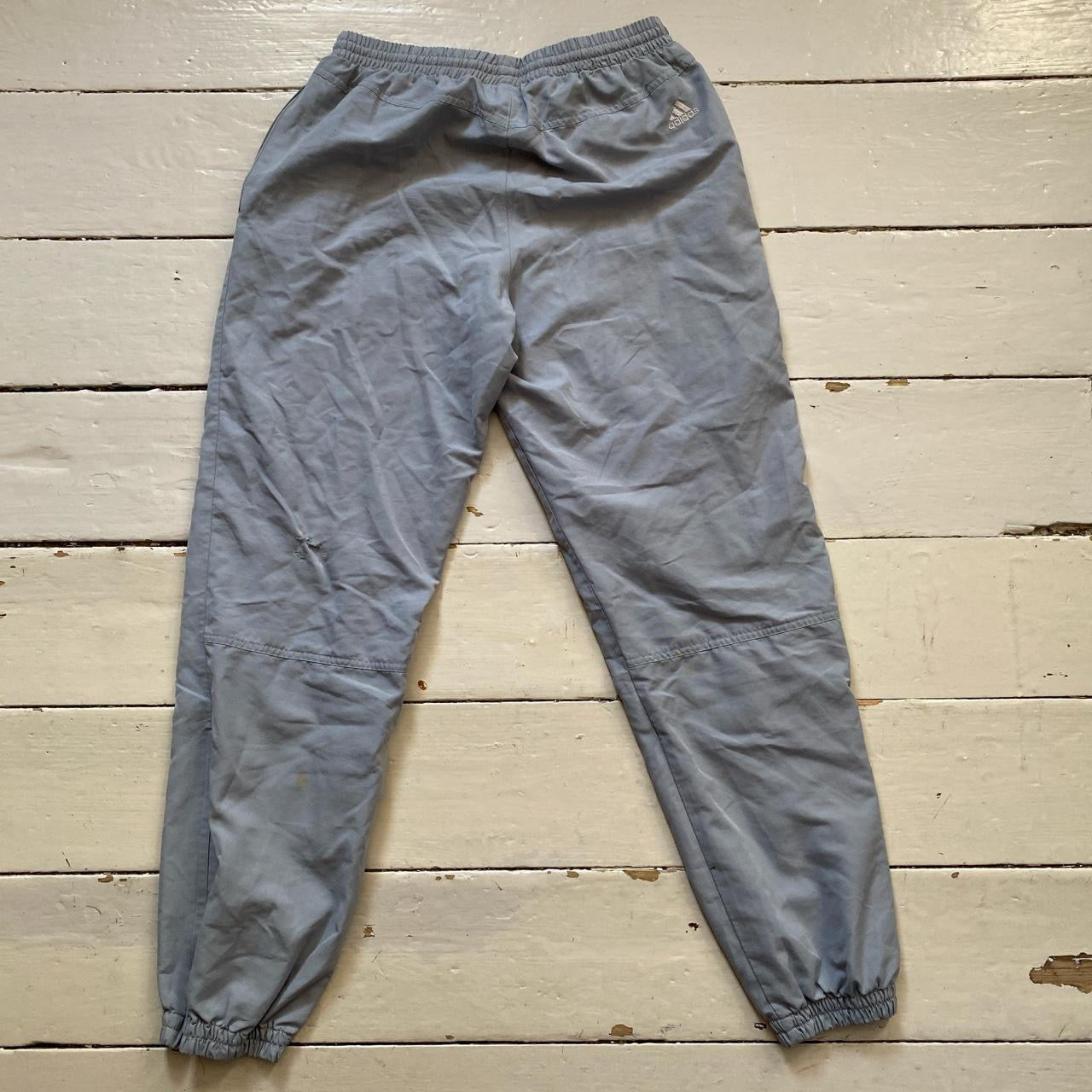 Adidas Silver Shell Bottoms (Small)