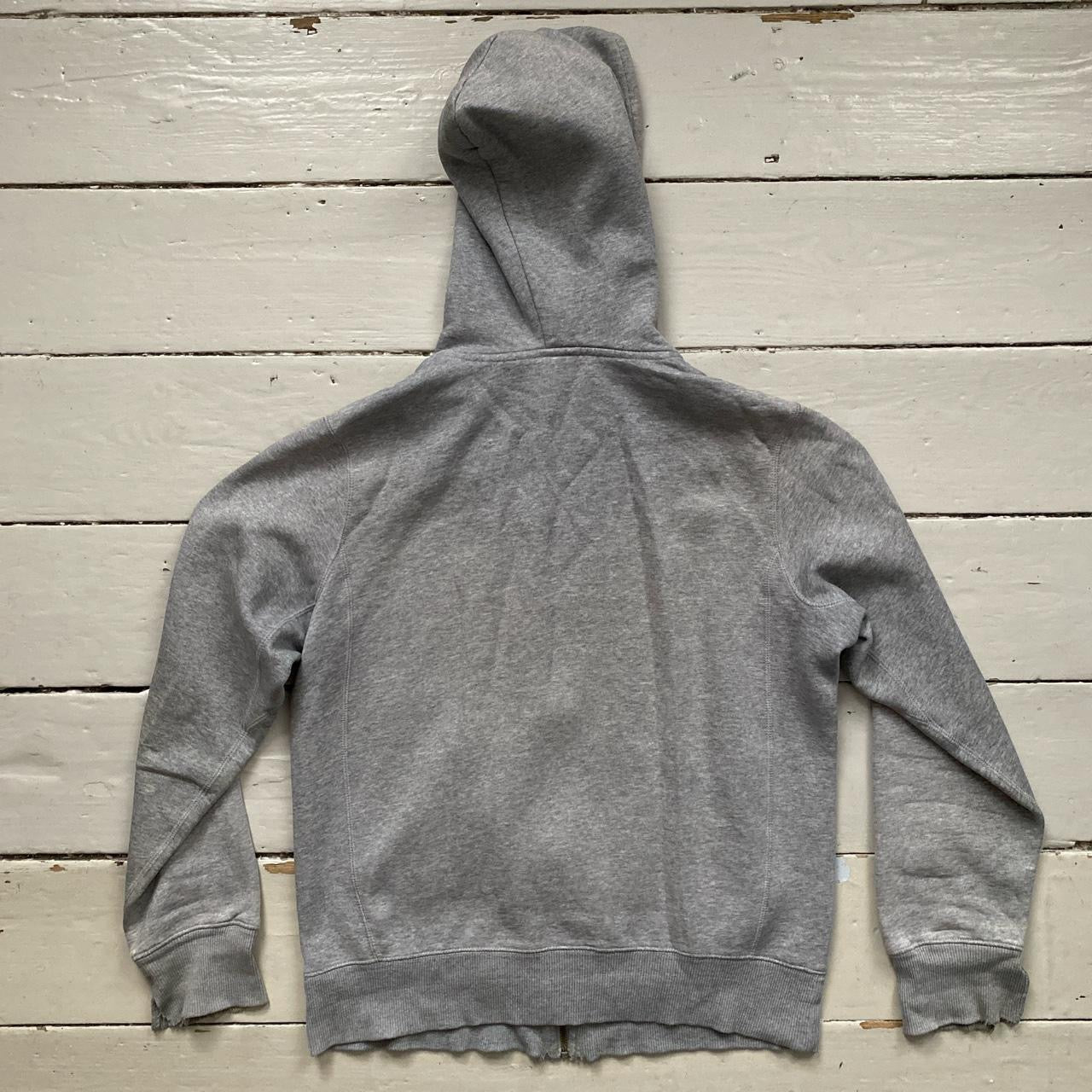 Nike Grey Swoosh Hoodie (Medium)