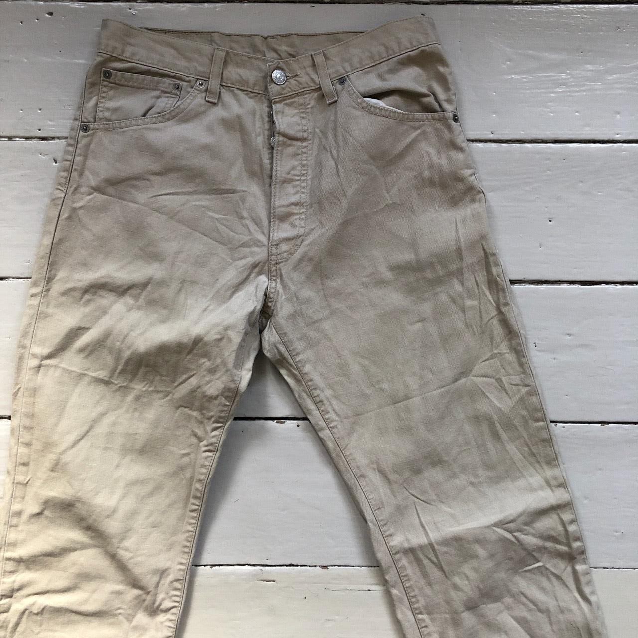 Levis 556 Khaki Beige Jeans (32/32)