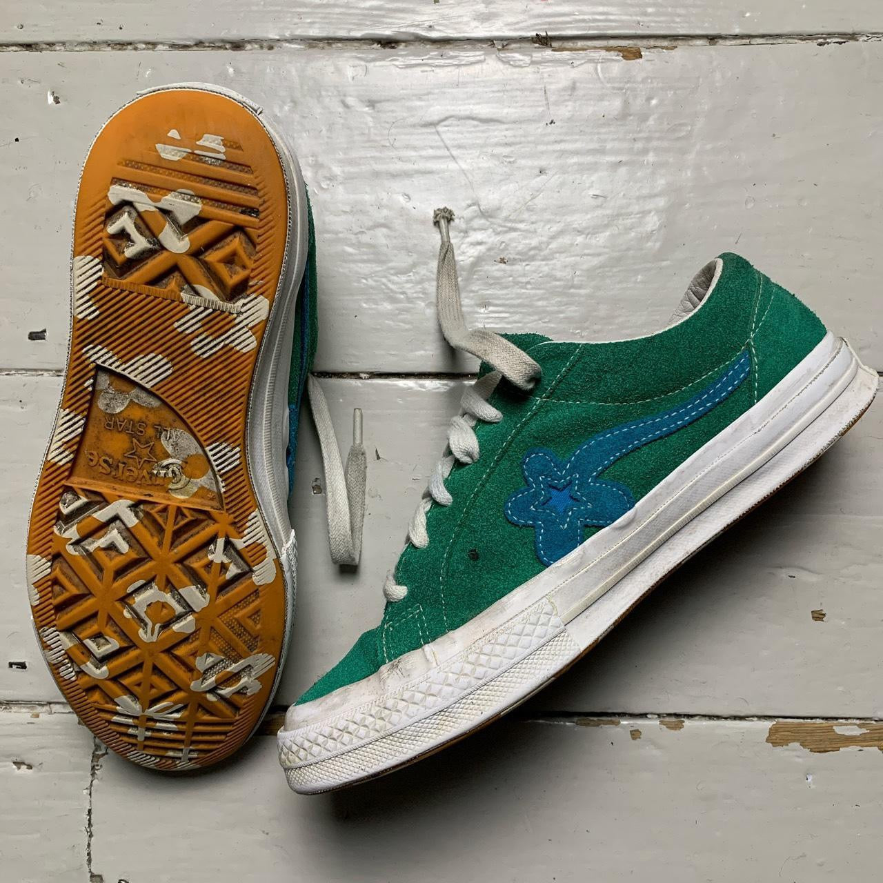 Converse GOLF Le Fleur Trainers Green (UK 7)