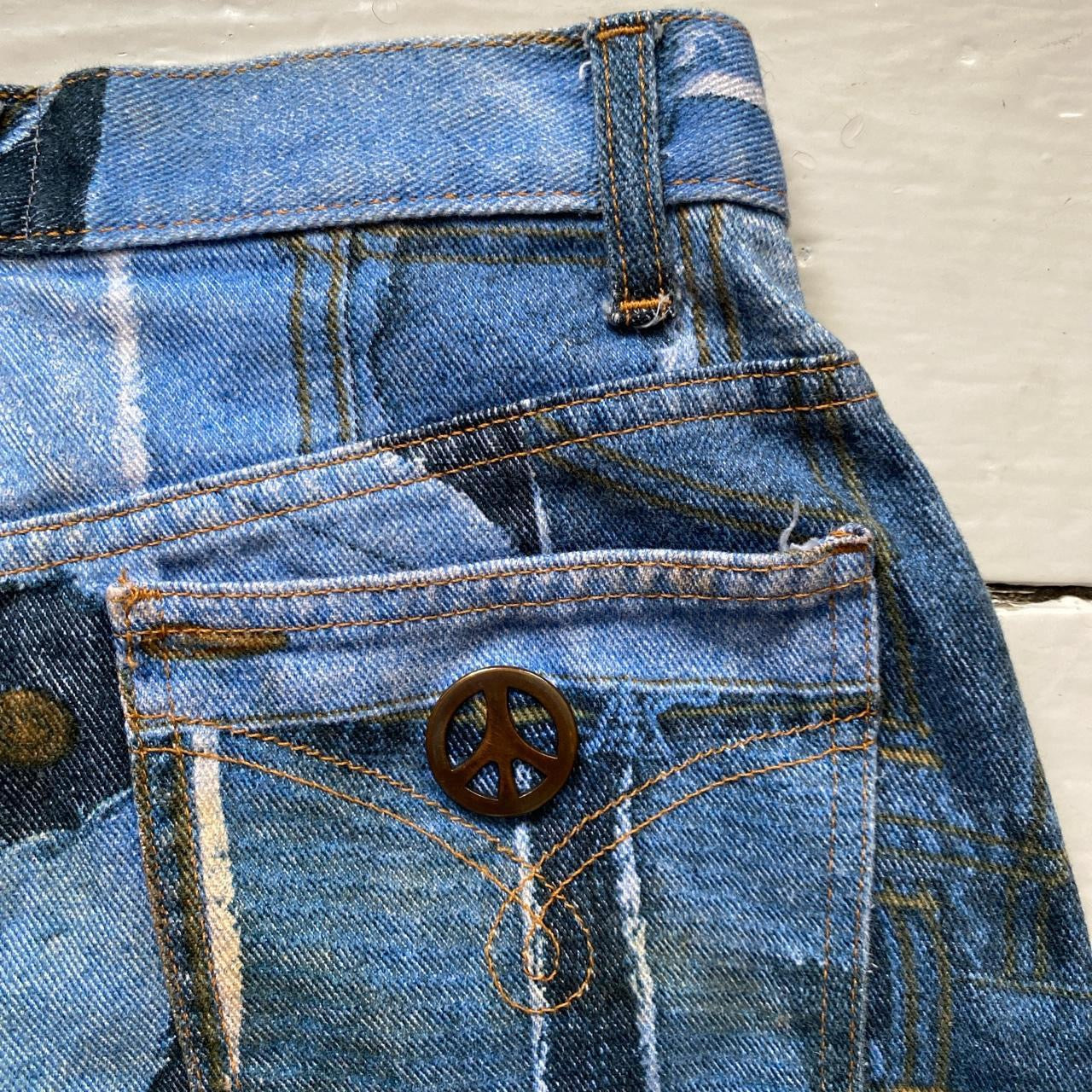 Moschino Jeans Vintage Denim Skirt (UK 14)