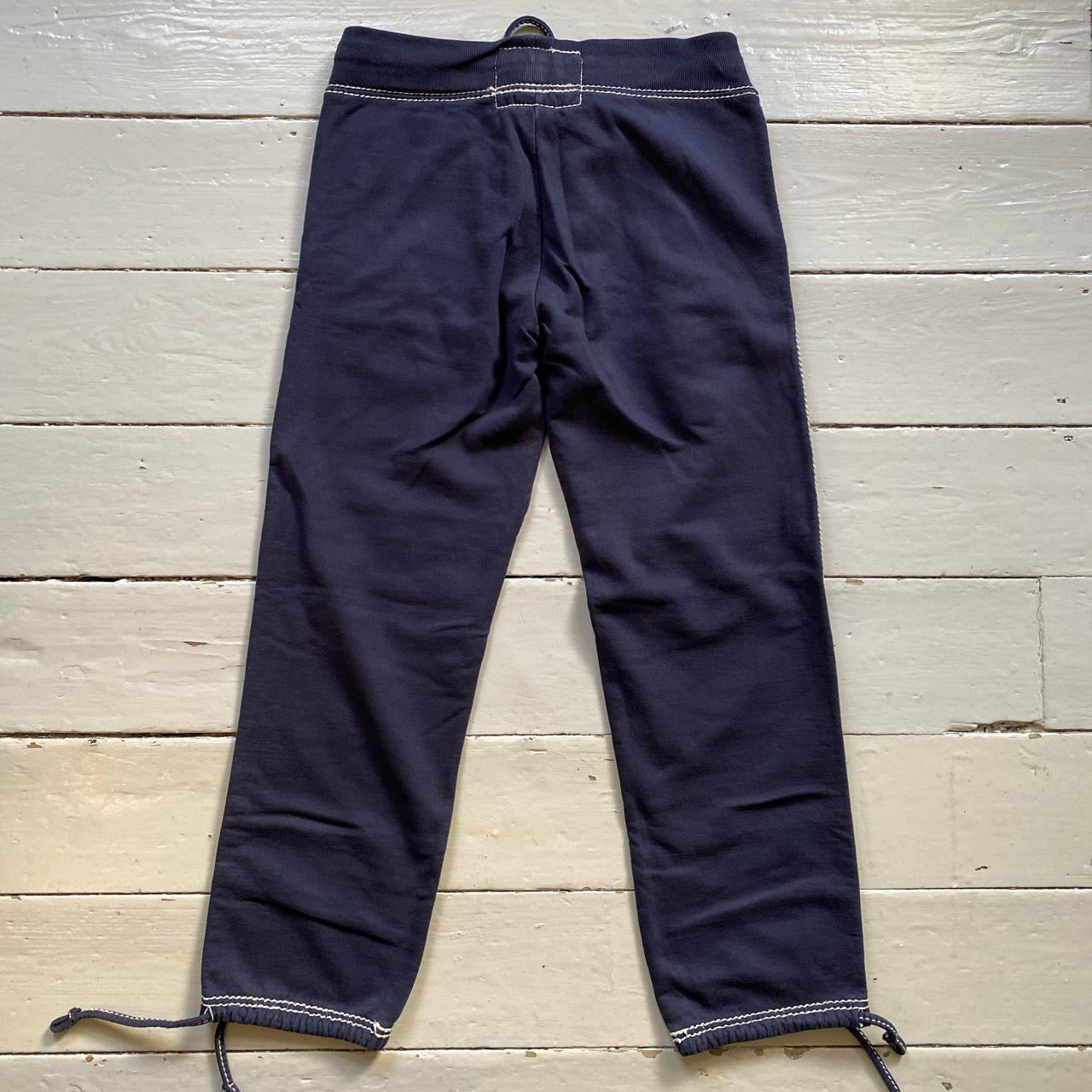 True Religion Contrast Tri Stitch Full Navy Tracksuit (Small)