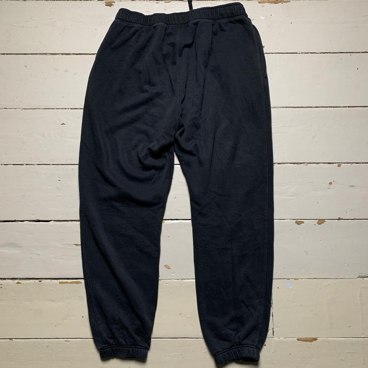 Nike Swoosh Black and White Joggers (Large)