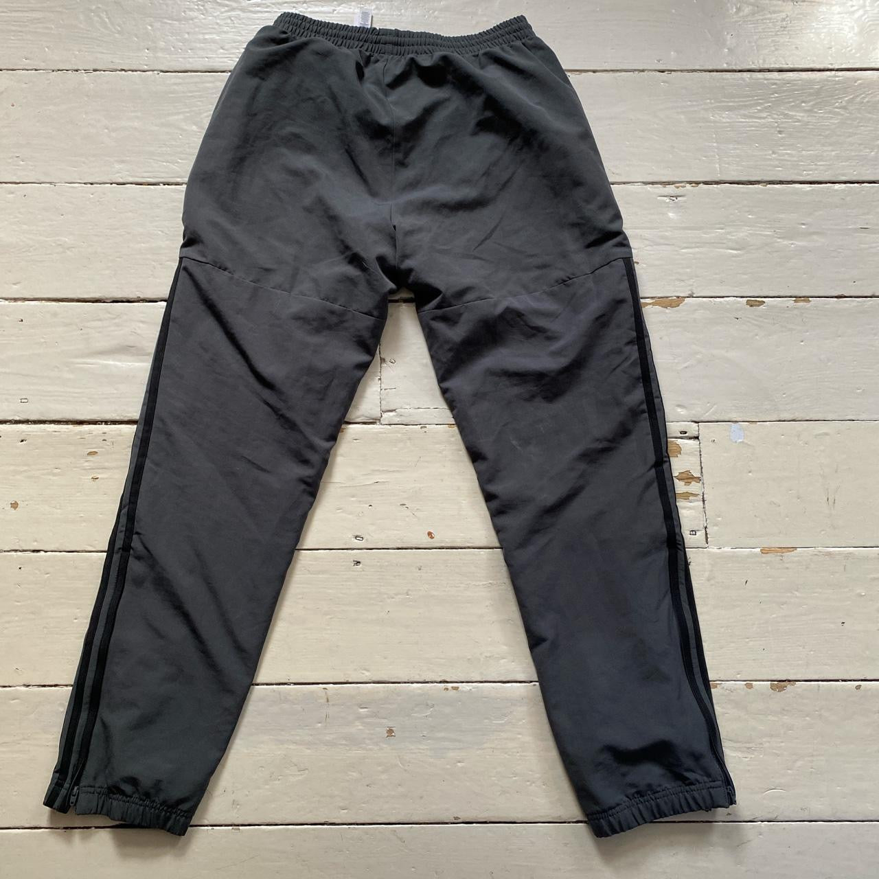 Adidas Grey Shell Bottoms (Medium)