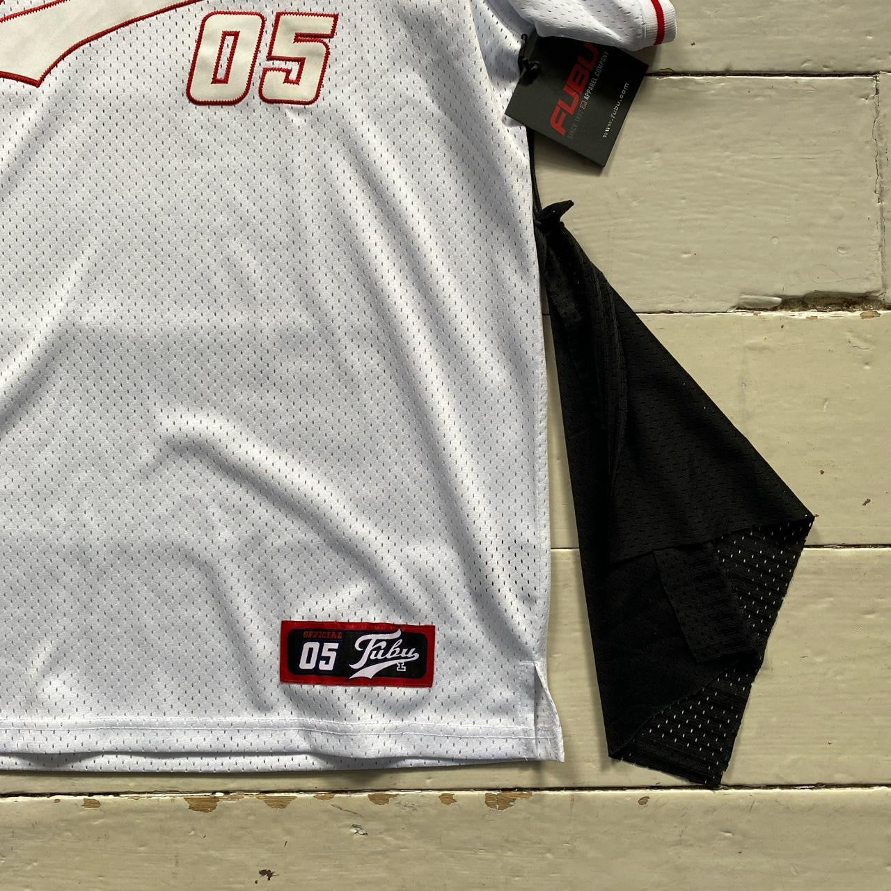 Fubu White Vintage Jersey (Large)