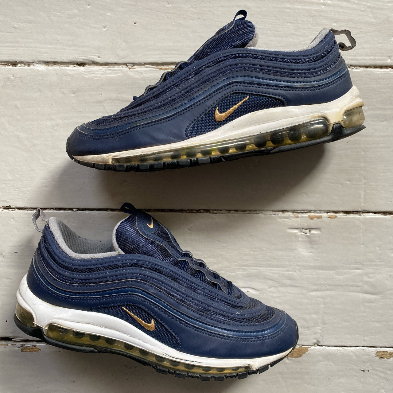 Nike Air Max 97 Navy and Gold (UK 8)