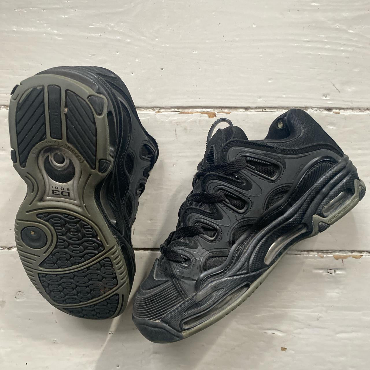 Osiris D3 2001 Black Trainers (UK 4)