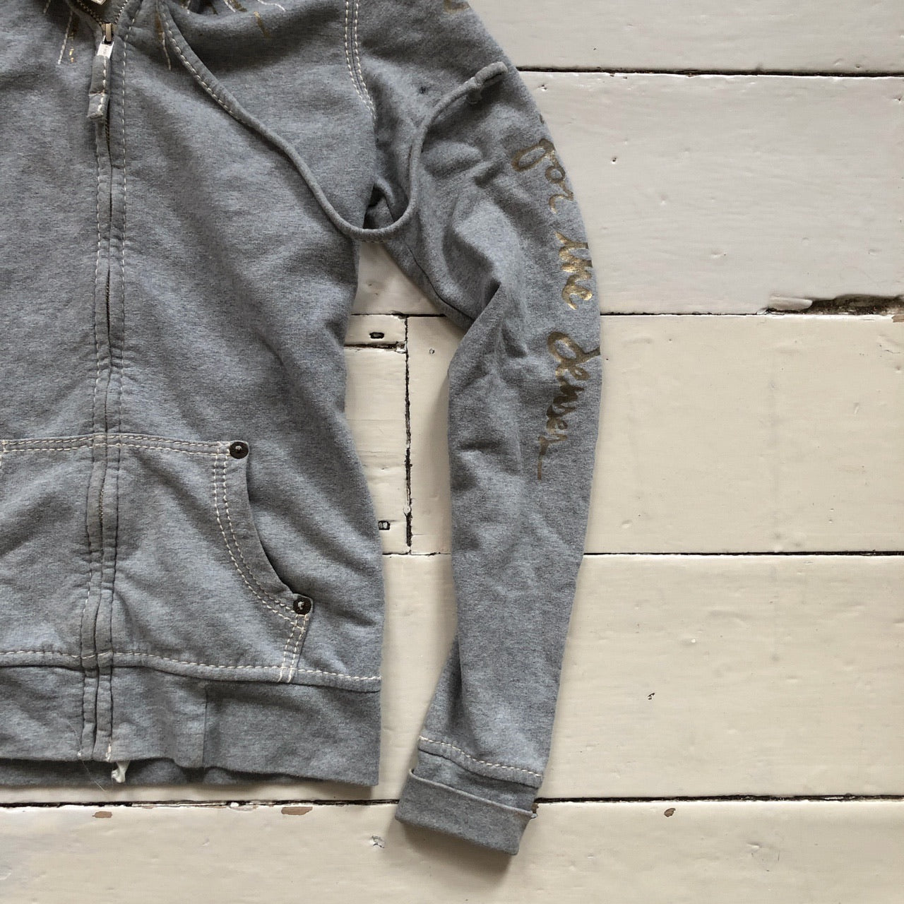 True Religion Womens Grey Hoodie (XS)