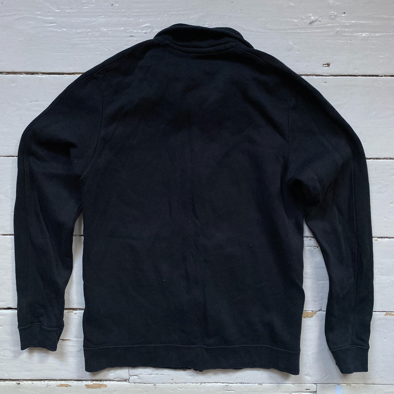 Nike Swoosh Black Zip Jumper (Small)