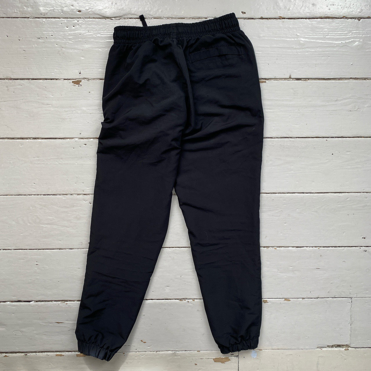 Nike White Swoosh Shell Bottoms (Small)