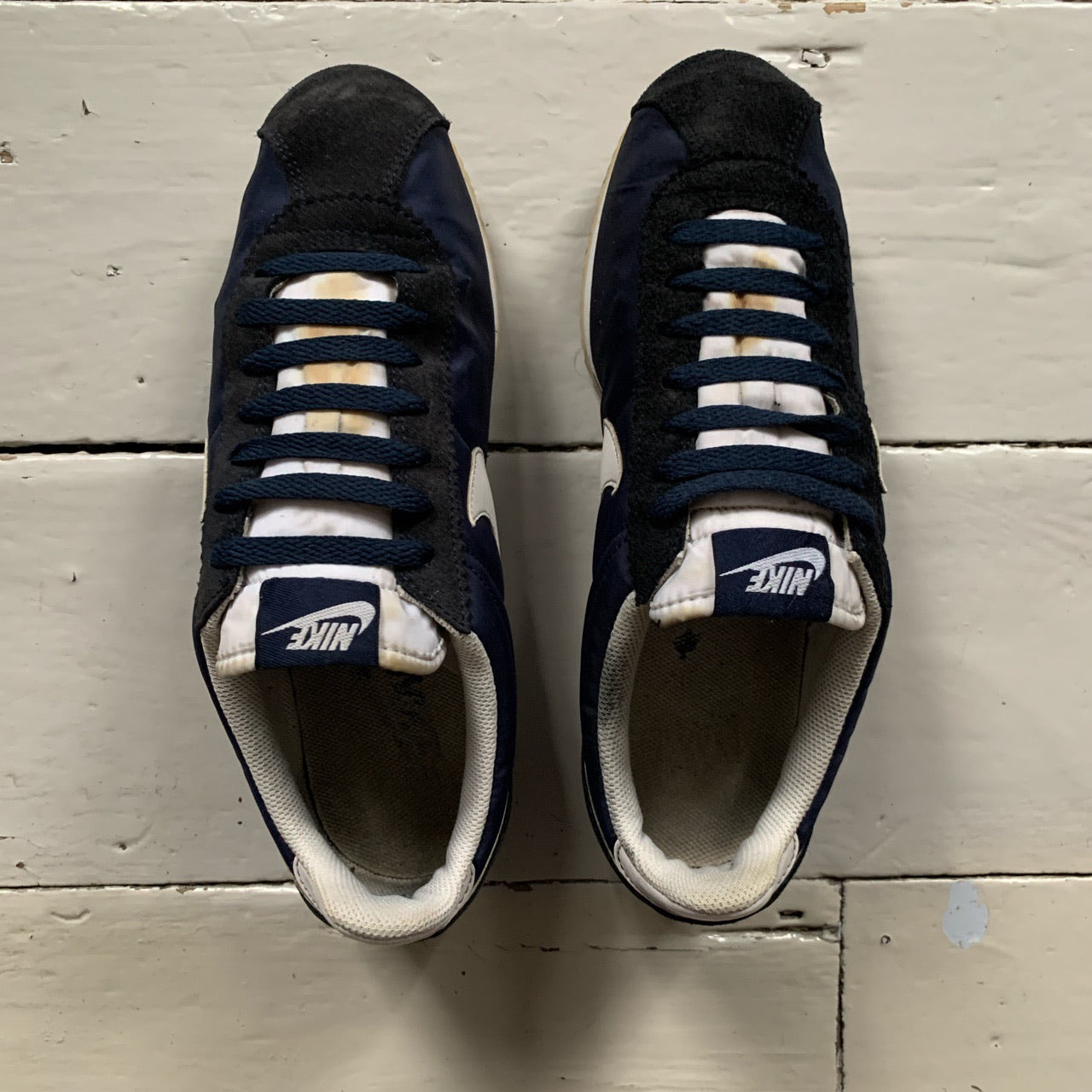 Nike Cortez Navy and White (UK 7)